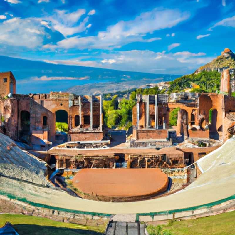 Taormina Delights&#58; Exploring the Ancient Theatre&#44; Isola Bella&#44; Corso Umberto&#44; and Villa Comunale