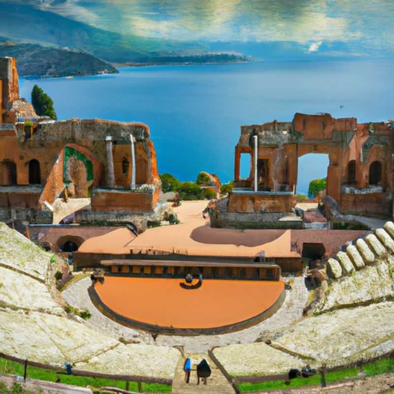  Taormina's Villa Comunale&#58; A Wintry Wonderland with a View