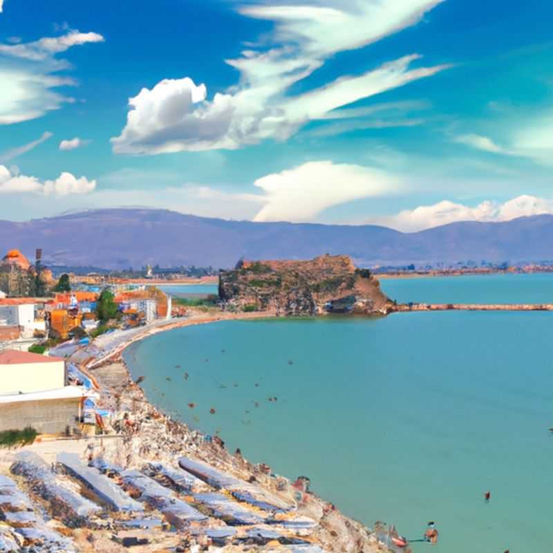 Winter escape on the Blue Flag shores of Karathona Beach&#44; Nafplio